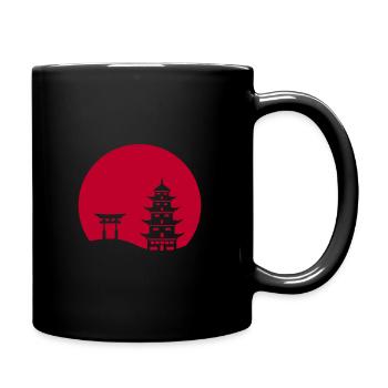 Japon - Mug uni - noir - Droite