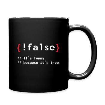 Coding Debug Admin Programme Cadeau - Mug uni - noir - Droite