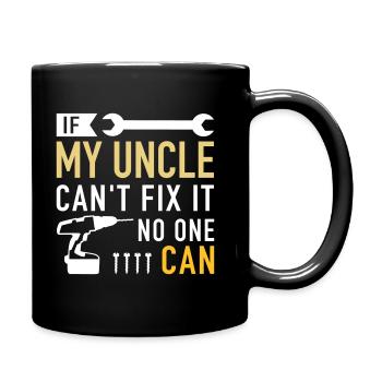 uncle - Full Colour Mug - black - Right
