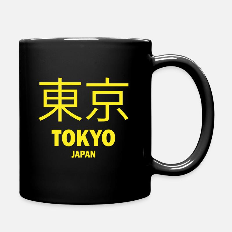 Tokyo Japan Japanese Gift - Full Colour Mug - black