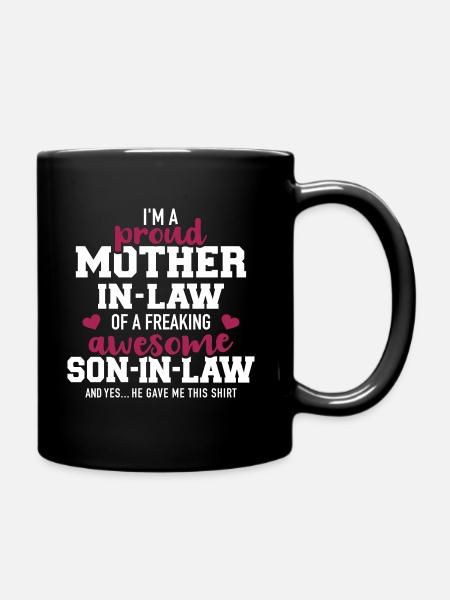 mother-in-law - Full Colour Mug - black