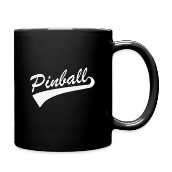 Lettrage de flipper flippern flipper - Mug uni - noir - Droite
