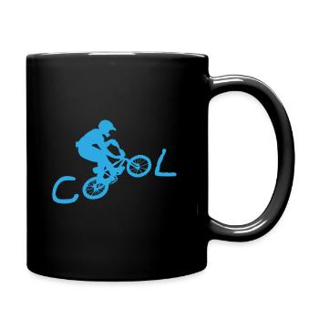 Cool gift bike cyclist sport - Full Colour Mug - black - Right