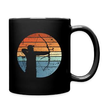 Archery archery archer - Full Colour Mug - black - Right