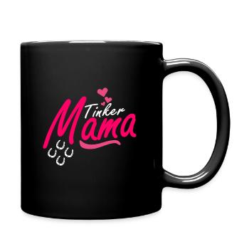 Tinker horse pony maman pour cavalier - Mug uni - noir - Droite