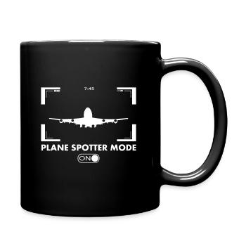 Mode spotter pour dire drôle - Mug uni - noir - Droite
