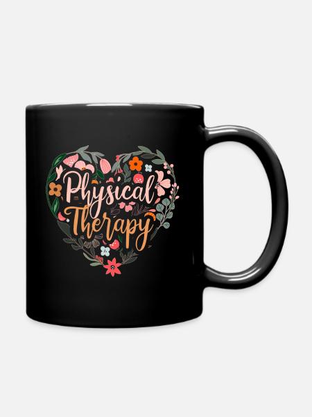 Physiotherapie - Tasse einfarbig - Schwarz