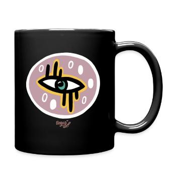 EyeDoodle Light Purple - Full Colour Mug - black - Right