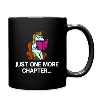 Read Unicorn Librarian Reader Book Books - Full Colour Mug - black - Right