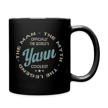 man name - Full Colour Mug - black - Right