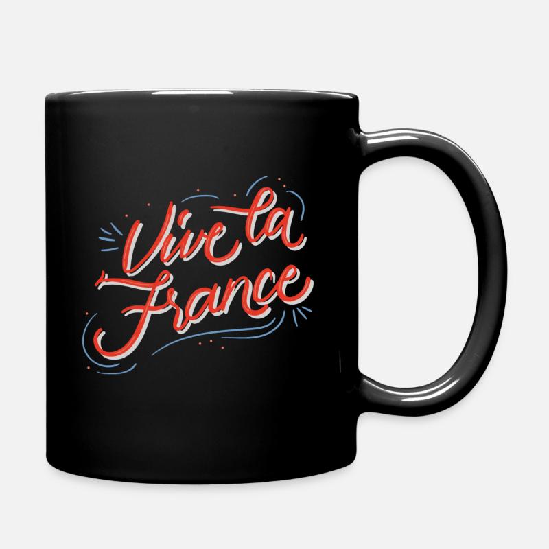 VIVE LA FRANCE - Mug uni - noir