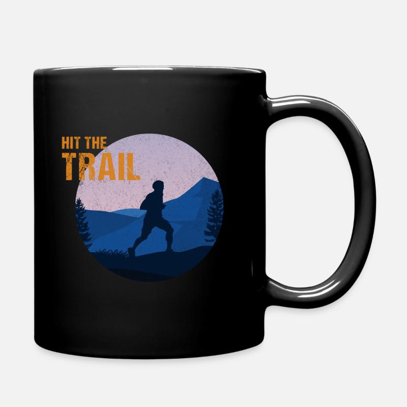 Trail Running - Mug uni - noir