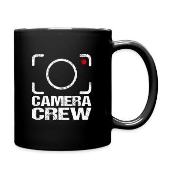 Camera Film Crew for Filmmaker Cameraman - Full Colour Mug - black - Right