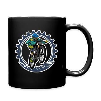Mountain Bike Bike Mountain bike Mountain mountain - Mug uni - noir - Droite