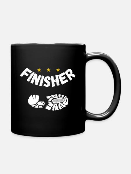 Finisher / Running / Runner / Shoes / Humor - Full Colour Mug - black