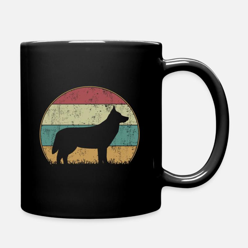 Harzer Fuchs Vintage - Tasse einfarbig - Schwarz
