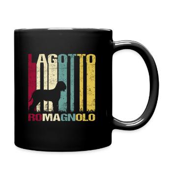 Lagotto Romagnolo Vintage - Full Colour Mug - black - Right