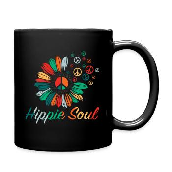 Peace World Peace Gift Idea T-shirt - Full Colour Mug - black - Right