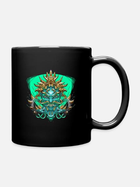 Tribe & trance wear - Teknival - Tekno - Freeparty - Mug uni - noir