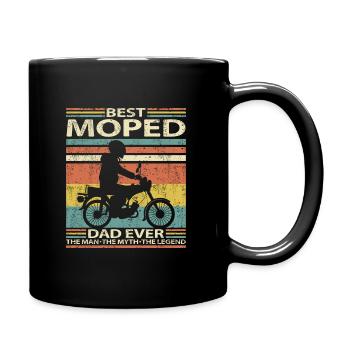 Moped S51 Best Dad Ever - Tasse einfarbig - Schwarz - Rechts