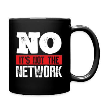 Network Engineer Its not the Computer Server - Tasse einfarbig - Schwarz - Rechts