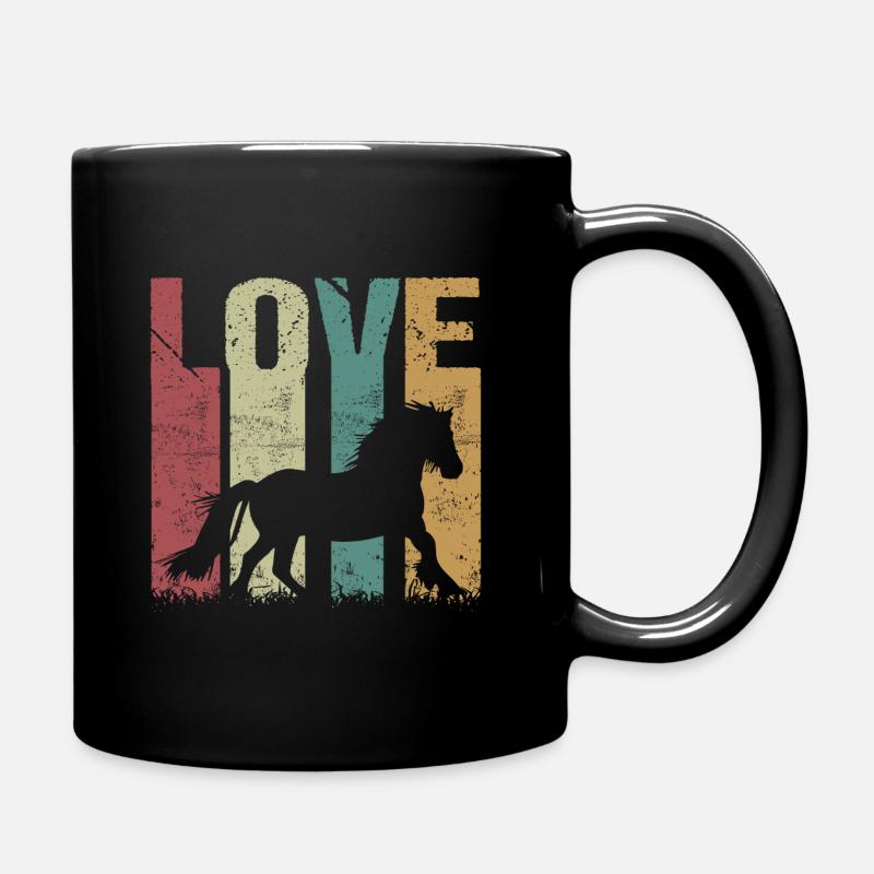 Tinker Cheval Vintage Love - Mug uni - noir