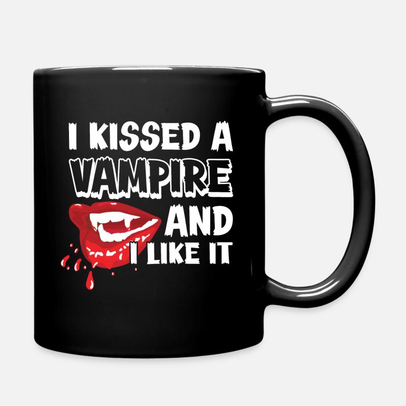 Vampire Vampire Bat Gothic Vamp Halloween - Full Colour Mug - black