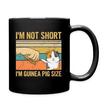Design de cobaye pour un cochon d’eau domestique - Mug uni - noir - Droite