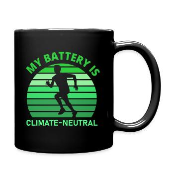 Race Jogging Climate Environment - Full Colour Mug - black - Right