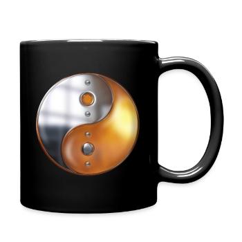 Métal Yin Yang - Mug uni - noir - Droite