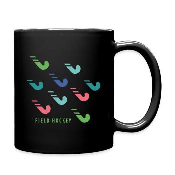 Hockey stick - Full Colour Mug - black - Right