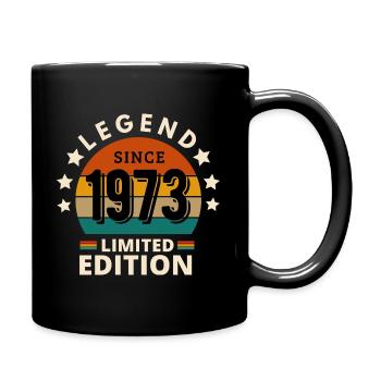 LEGEND 1973, VINTAGE 1973 - Full Colour Mug - black - Right