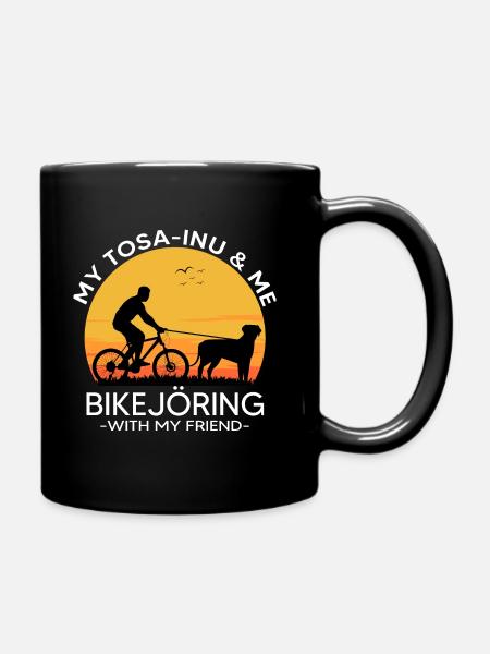 bikejöring tosa inu zughund zughundesport tosa-inu - Tasse einfarbig - Schwarz
