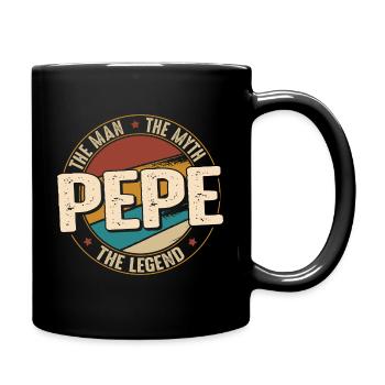 Fathers Day Pepe the Man the Myth the Legend - Mug uni - noir - Droite