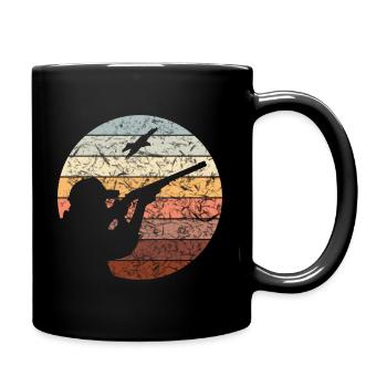 Hunter Retro - Full Colour Mug - black - Right
