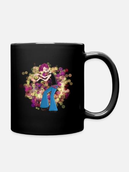 Dance2Trance - Rave on - Tasse einfarbig - Schwarz
