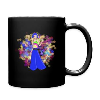 Dance2Trance - Sweet Dreams - Tasse einfarbig - Schwarz - Rechts