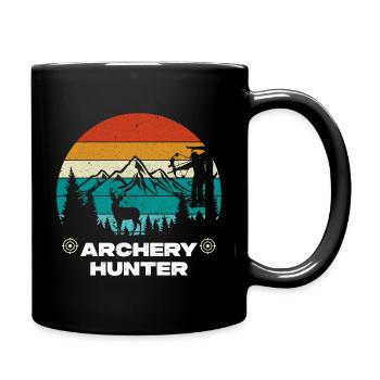 Archery Hunter - Tasse einfarbig - Schwarz - Rechts