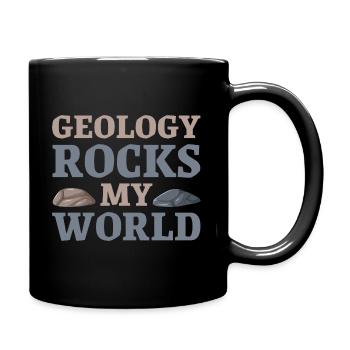 Geology Rocks My World - Full Colour Mug - black - Right