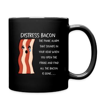 Distress Bacon - Full Colour Mug - black - Right