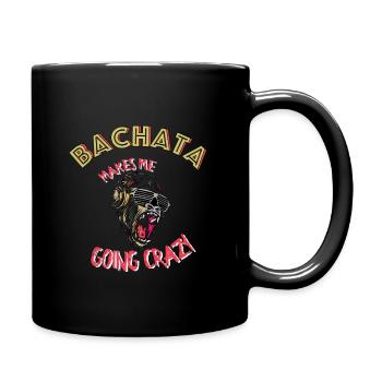 Bachata me rend fou design - Mug uni - noir - Droite