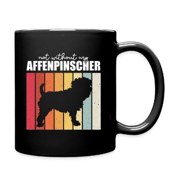 Affenpinscher Dog Owner Gift - Full Colour Mug - black - Right