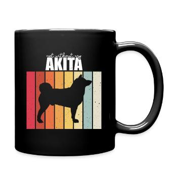 Akita - Mug uni - noir - Droite