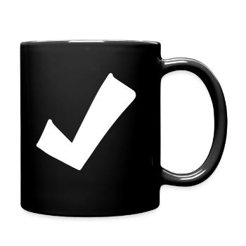 Hook Emoji Sketch Dessin - Mug uni - noir - Droite