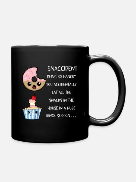 Snaccident - Full Colour Mug - black