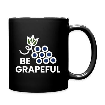 Be Grapeful - Full Colour Mug - black - Right