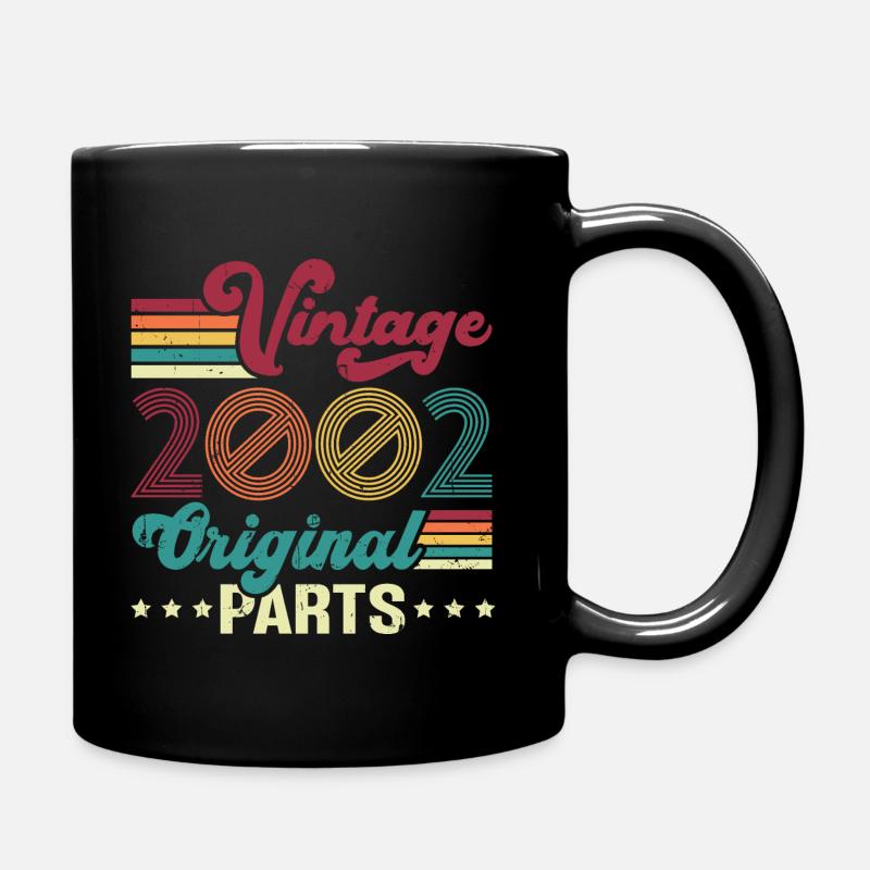 Vintage 2002 Original, Cadeau D'anniversaire - Mug uni - noir