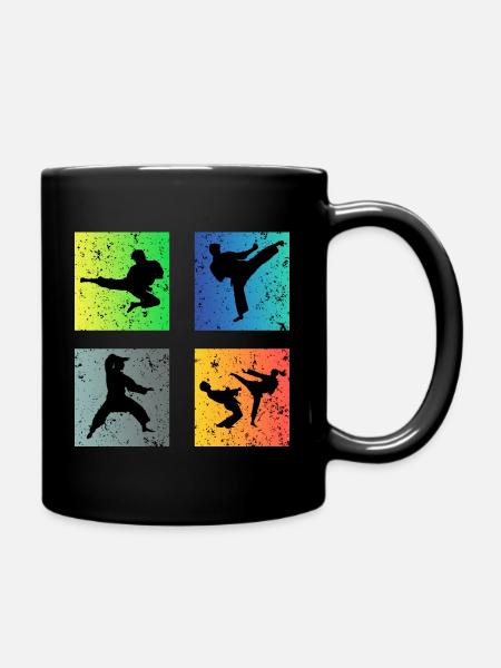 karaté - Mug uni - noir
