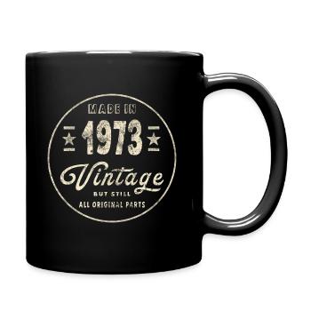 Fabriqué en 1973 - Mug uni - noir - Droite