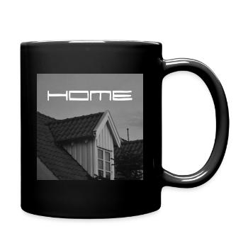 Home - Tasse einfarbig - Schwarz - Rechts